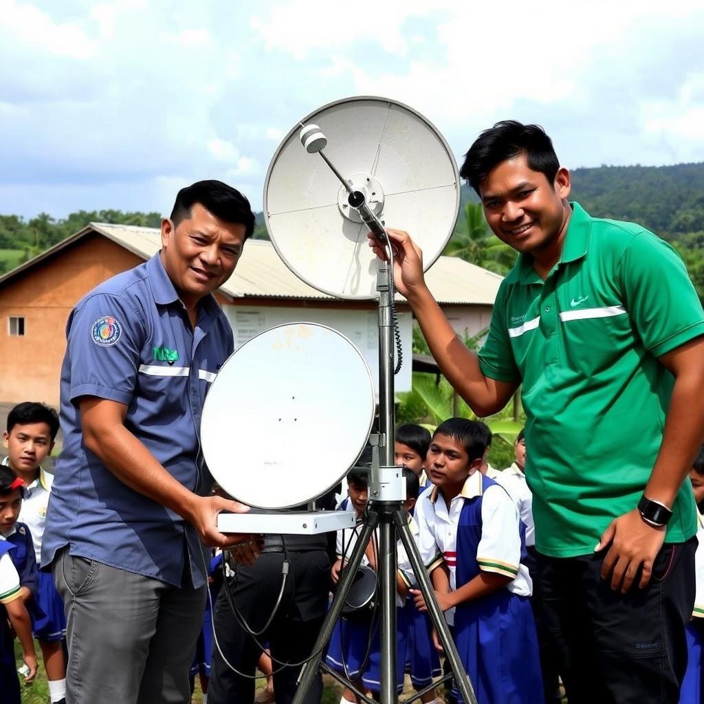 Kemitraan dengan penyedia telekomunikasi untuk akses internet di daerah terpencil Kemitraan dengan penyedia telekomunikasi untuk akses internet di daerah terpencil