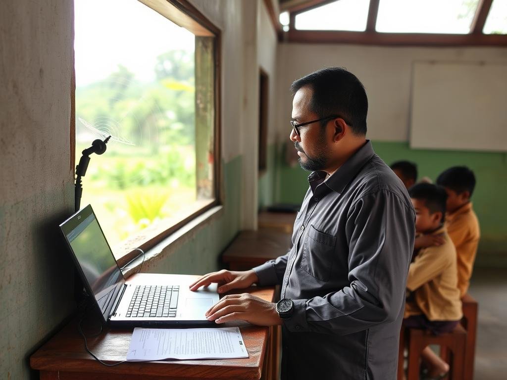 Keterbatasan akses internet di daerah terpencil Indonesia