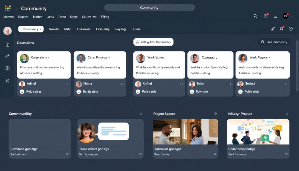 Komunitas belajar digital pada platform e-learning inovatif dengan diskusi aktif antar pengguna Komunitas belajar digital pada platform e-learning inovatif dengan diskusi aktif antar pengguna