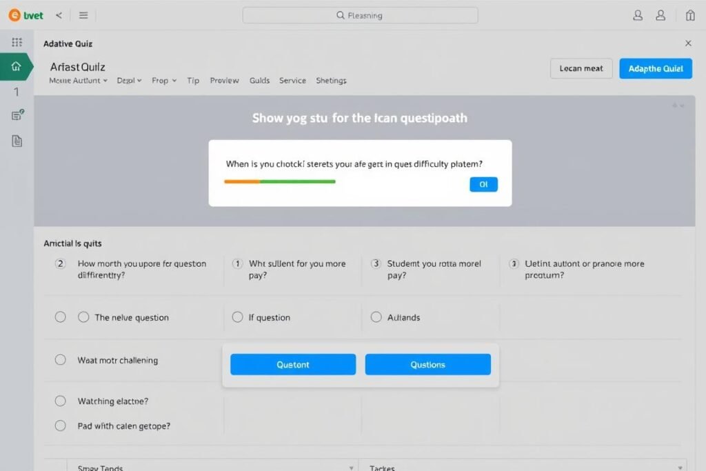 Sistem latihan soal adaptif yang menyesuaikan dengan kemampuan siswa pada platform e-learning inovatif Sistem latihan soal adaptif yang menyesuaikan dengan kemampuan siswa pada platform e-learning inovatif